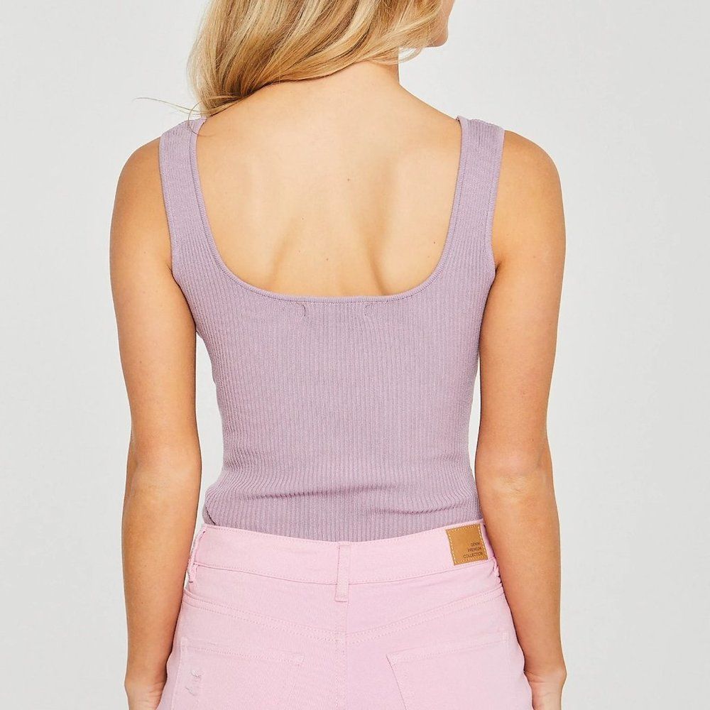 Sleeveless Rib Bodysuit - Picture 4 of 5